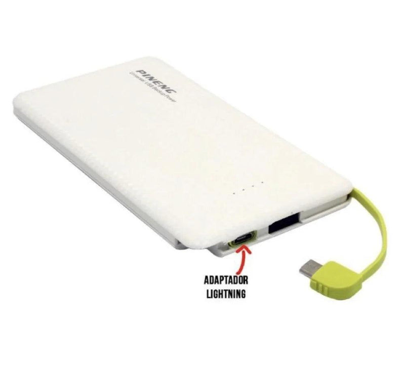 Carregador Portátil Pineng Power Bank 10.000mah, com adaptador iPhone - Viral Trends