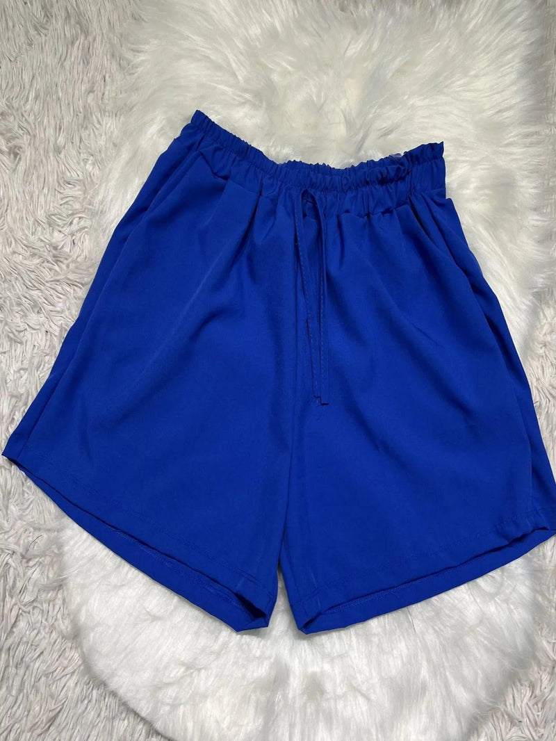 Short Feminino Liso Casual - Viral Trends