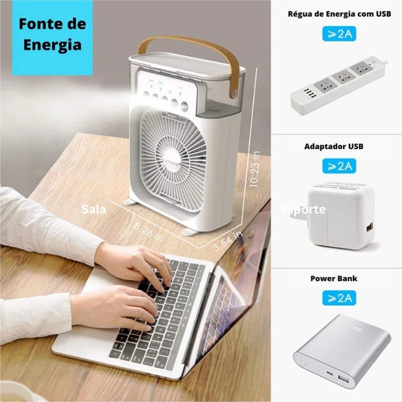 Umidificador 3 em 1