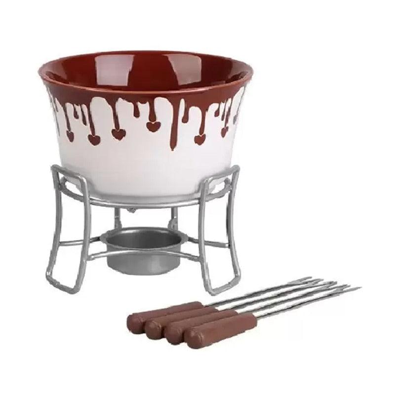 Conjunto para Fondue Cerâmica 6 pçs - Viral Trends