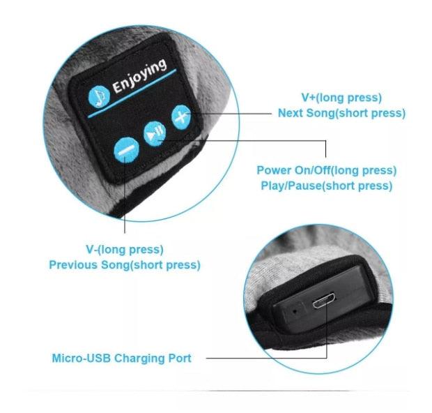 Máscara para Dormir com Fone de Ouvido Bluetooth - Viral Trends