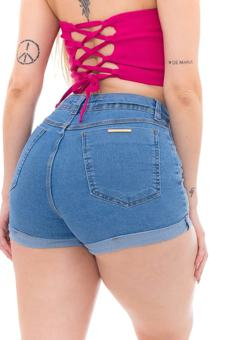 Shorts Jeans Feminino Levanta Bumbum