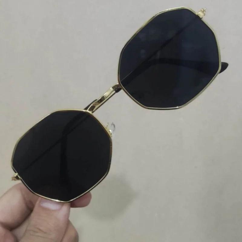 Óculos de Sol Feminino Hexagonal - Viral Trends