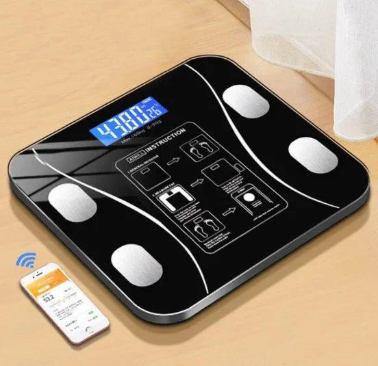 Balança Corporal Profissional de Bioimpedância Bluetooth