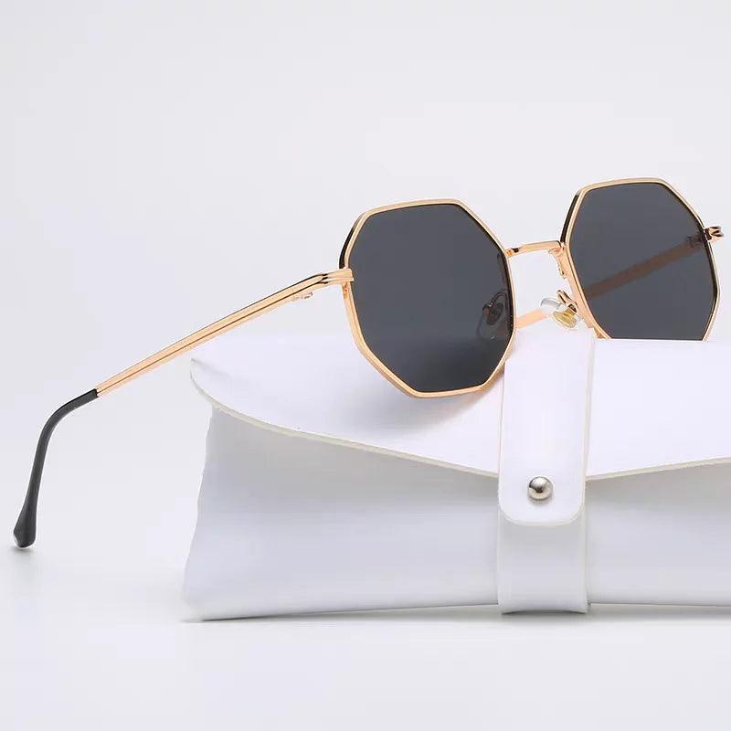 Óculos de Sol Feminino Hexagonal - Viral Trends