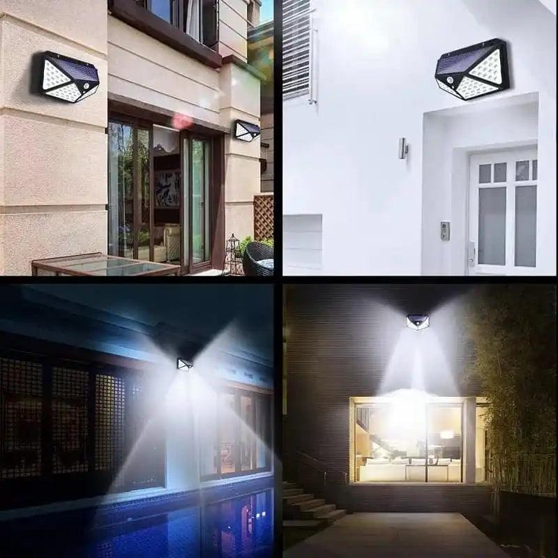 Luminária Solar com Sensor de Presença 100 Leds - Viral Trends