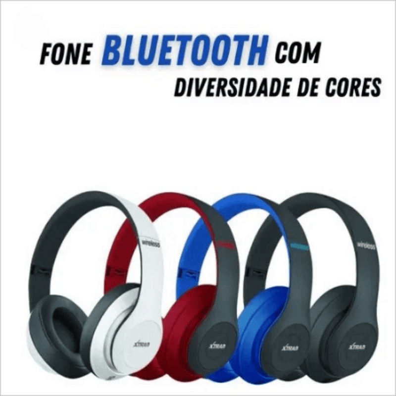 Fone de Ouvido Headphone Bluetooth