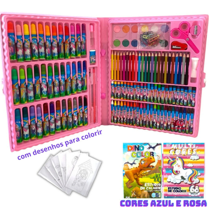 Estojo Pintura Infantil Cores
