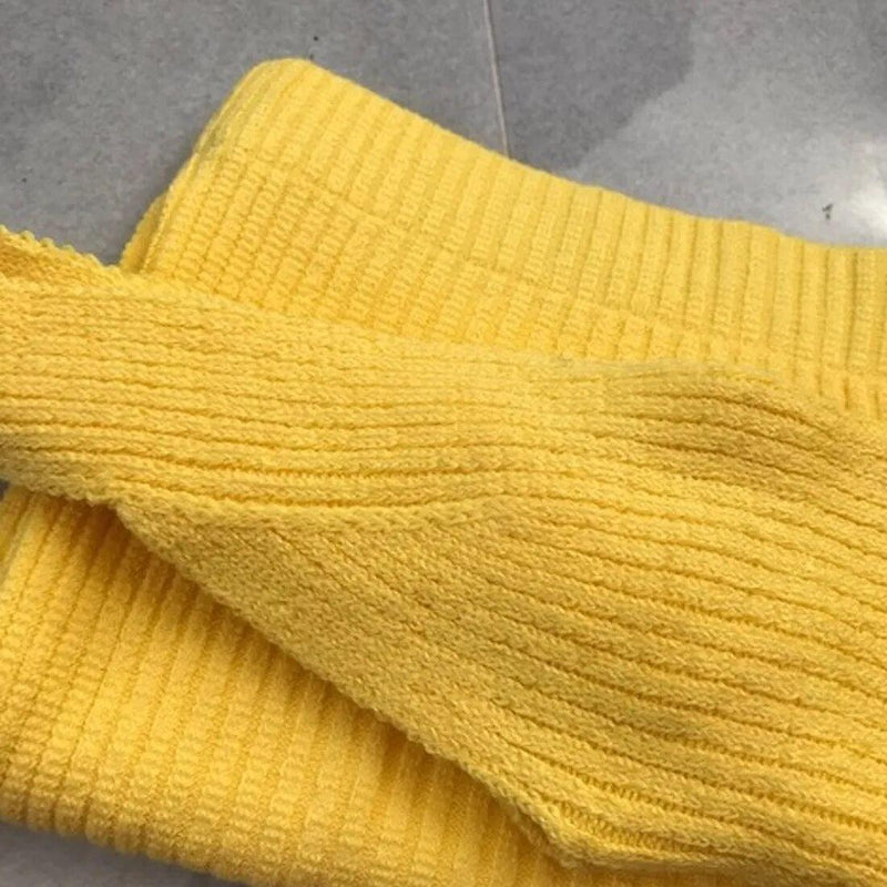 Conjunto Tricot Saia Midi e Cropped Modal - Viral Trends