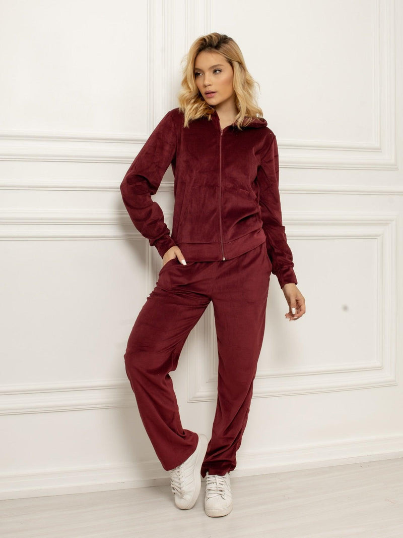 Conjunto Veludo Plush com Capuz - Viral Trends