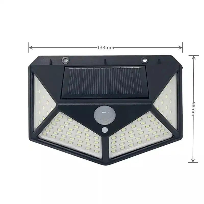 Luminária Solar com Sensor de Presença 100 Leds - Viral Trends