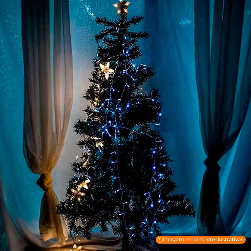 Pisca Natal Azul 100 Leds 127v