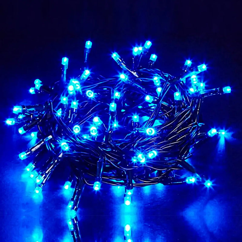 Pisca Natal Azul 100 Leds 127v