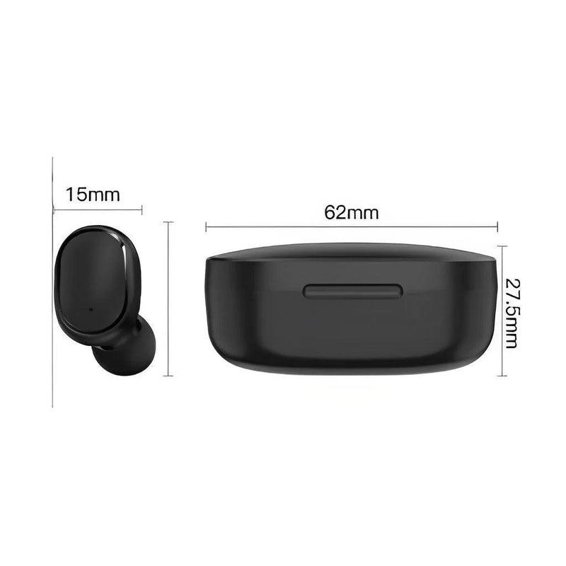 Fone de Ouvido Bluetooth TWS com Porcentagem de Bateria