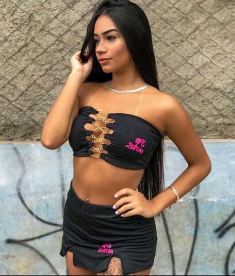 Conjunto Barbie Sexy Fashion 3 Pçs - Viral Trends
