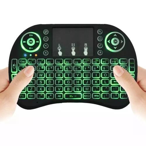 Mini teclado controle sem fio para smart TV TV box PC - Viral Trends