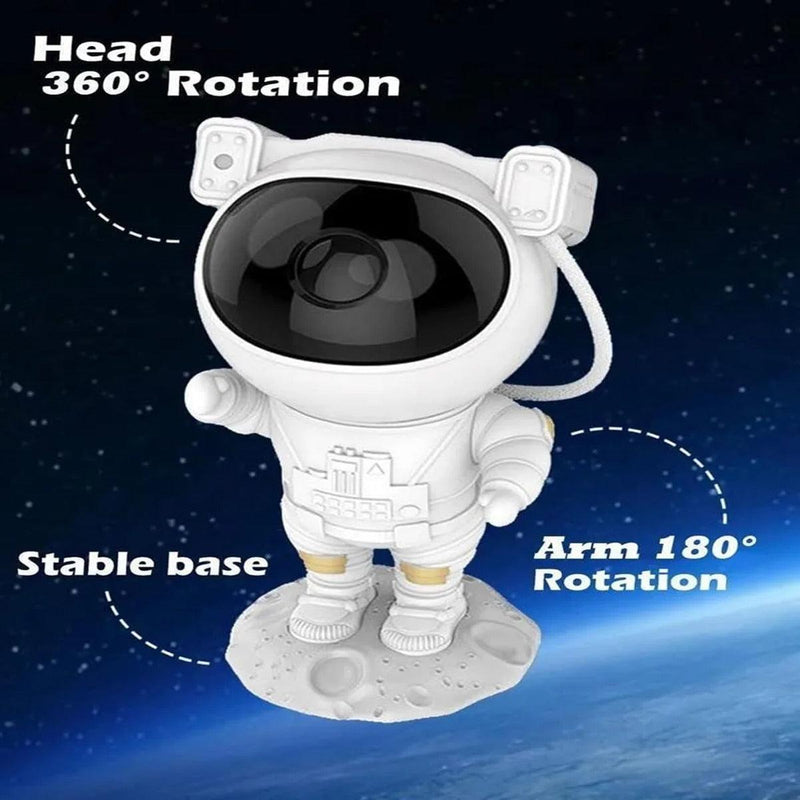 Projetor Portátil De Luz Noturna Galáxia Nebulosa Astronauta - Viral Trends