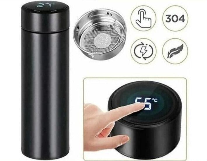 Garrafa Térmica 500ML Com Led Inox - Viral Trends