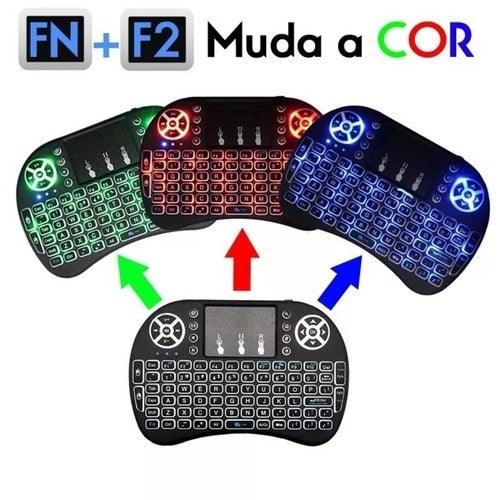 Mini teclado controle sem fio para smart TV TV box PC - Viral Trends