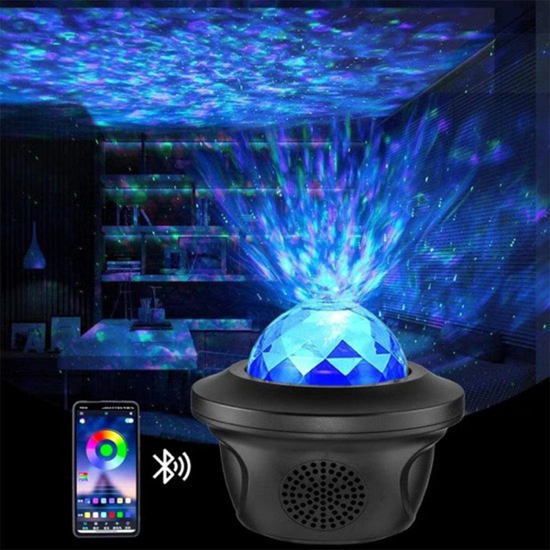 Projetor de Led Galaxy com Onda Marítima - Viral Trends