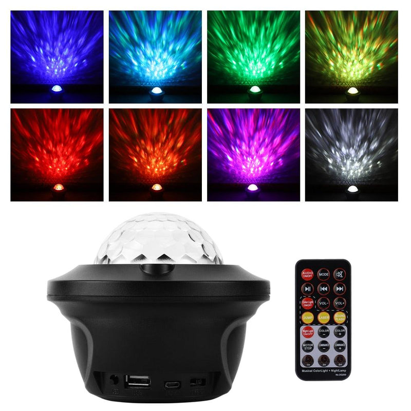 Projetor de Led Galaxy com Onda Marítima - Viral Trends