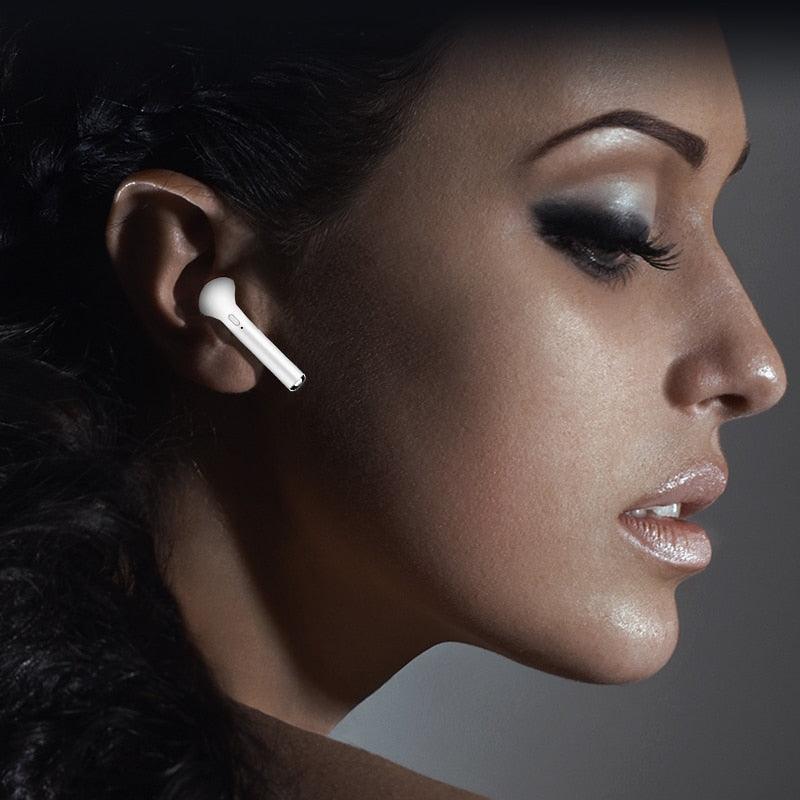 Fone de ouvido sem fio com microfone - Viral Trends