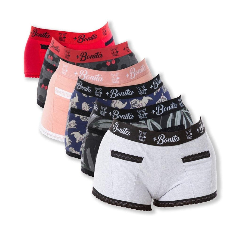 Kit 5 Calcinhas Short - Viral Trends